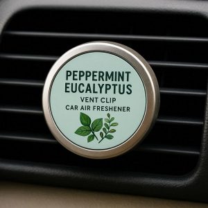 Peppermint Eucalyptus Vent Clip Car Air Freshener for Refreshing Rides
