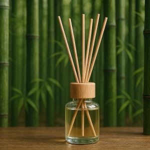 Bamboo Forest Reed Diffuser with Natural Reeds for Zen Atmosphere